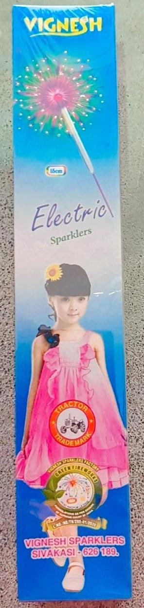 15 cm  Eectric sparkles